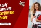 apply domicile certificate easily