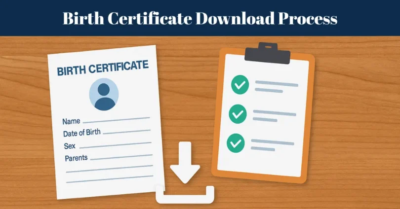 Birth Certificate Download Process