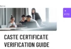 caste certificate verification guide