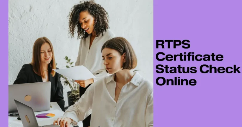 RTPS Certificate Status Check Online